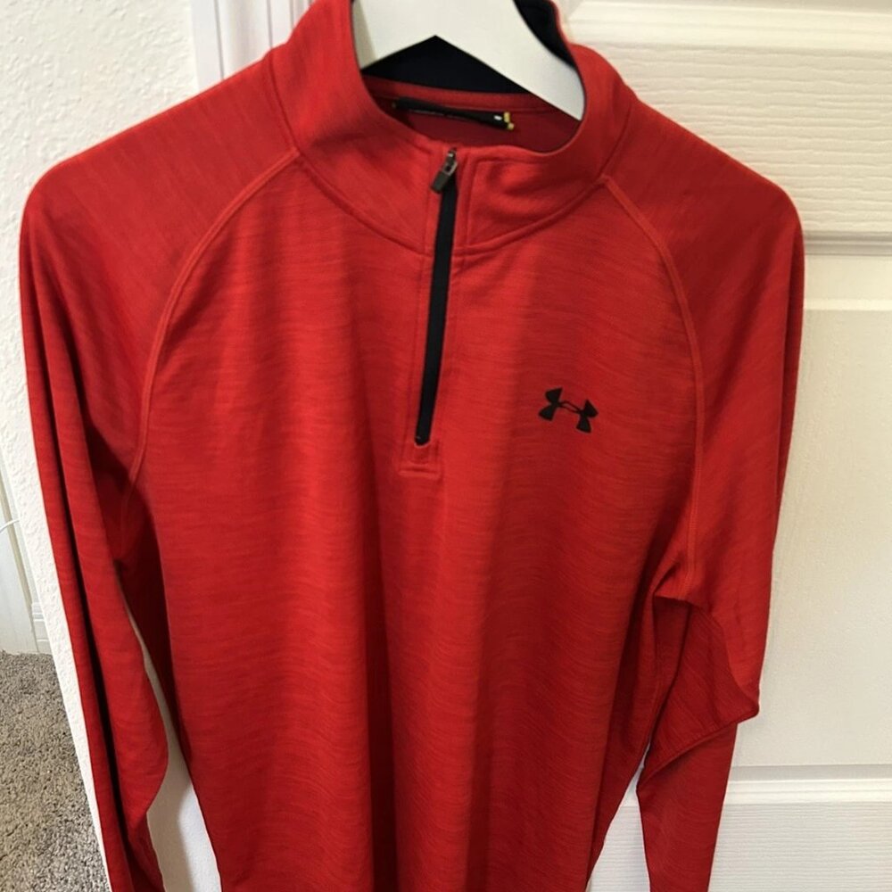 Under Armour Tech 1/2 Zip Pullover Mens Large L Vintage Sweatshirt Pullover